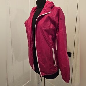 Rqin And Wind Proof Jacket Pink Size S